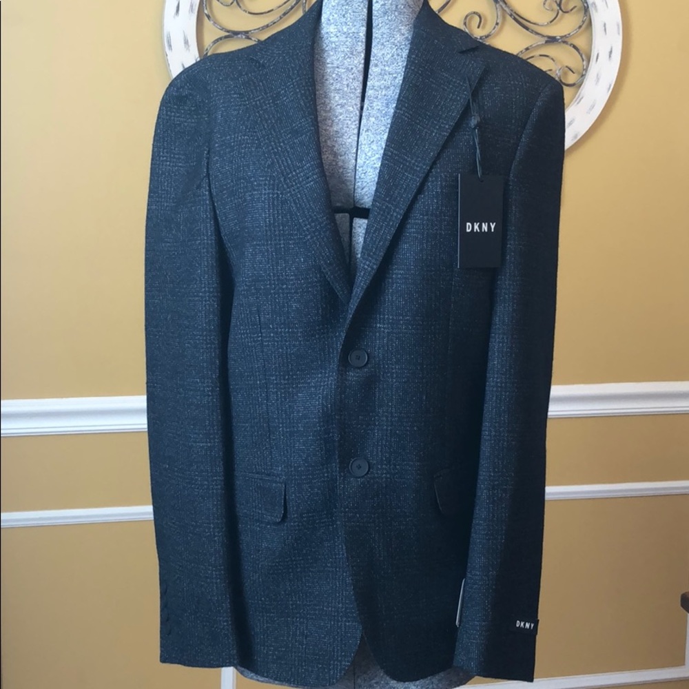 DKNY Plaid Men’s Blazer/Suit Jacket
